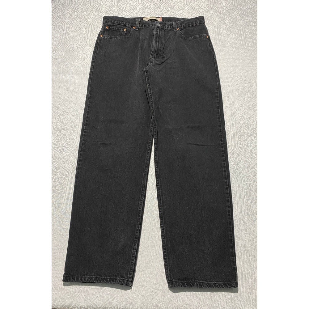 Vintage Levis 550‎ Jeans Mens 38×34 Black Denim Relaxed Fit
